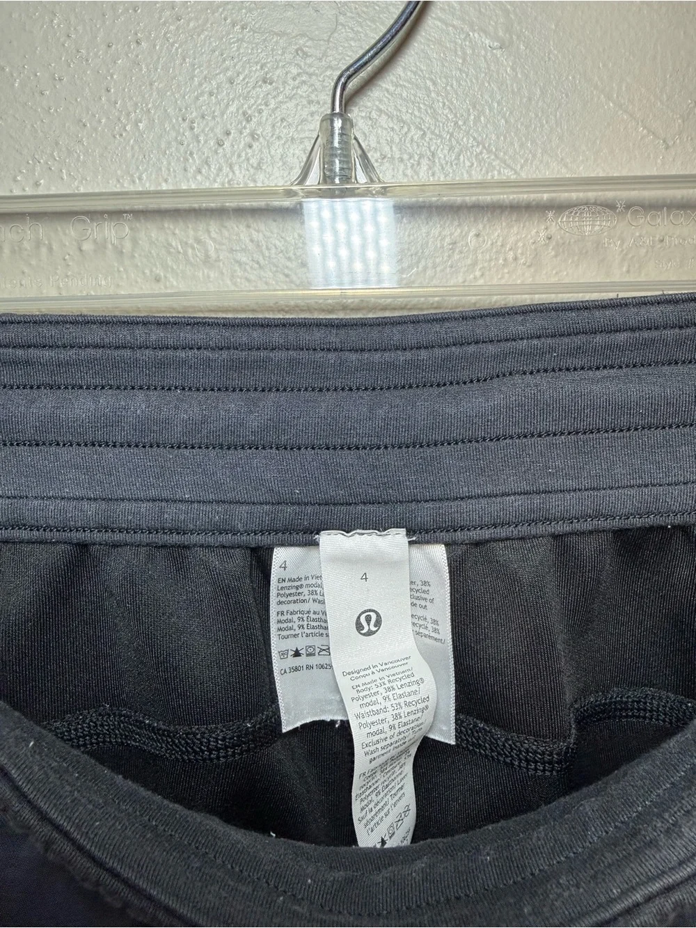 lululemon athletica Women’s Charcoal Athletic Drawstring Shorts
